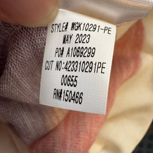 Market & Spruce Multicolor Stripe Short Sleeve Crewneck Tee NWT Small Petite - Picture 7 of 9